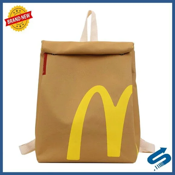 Large Canvas Backpack with Adjustable Straps for Travel Work - Picture 1 of 8